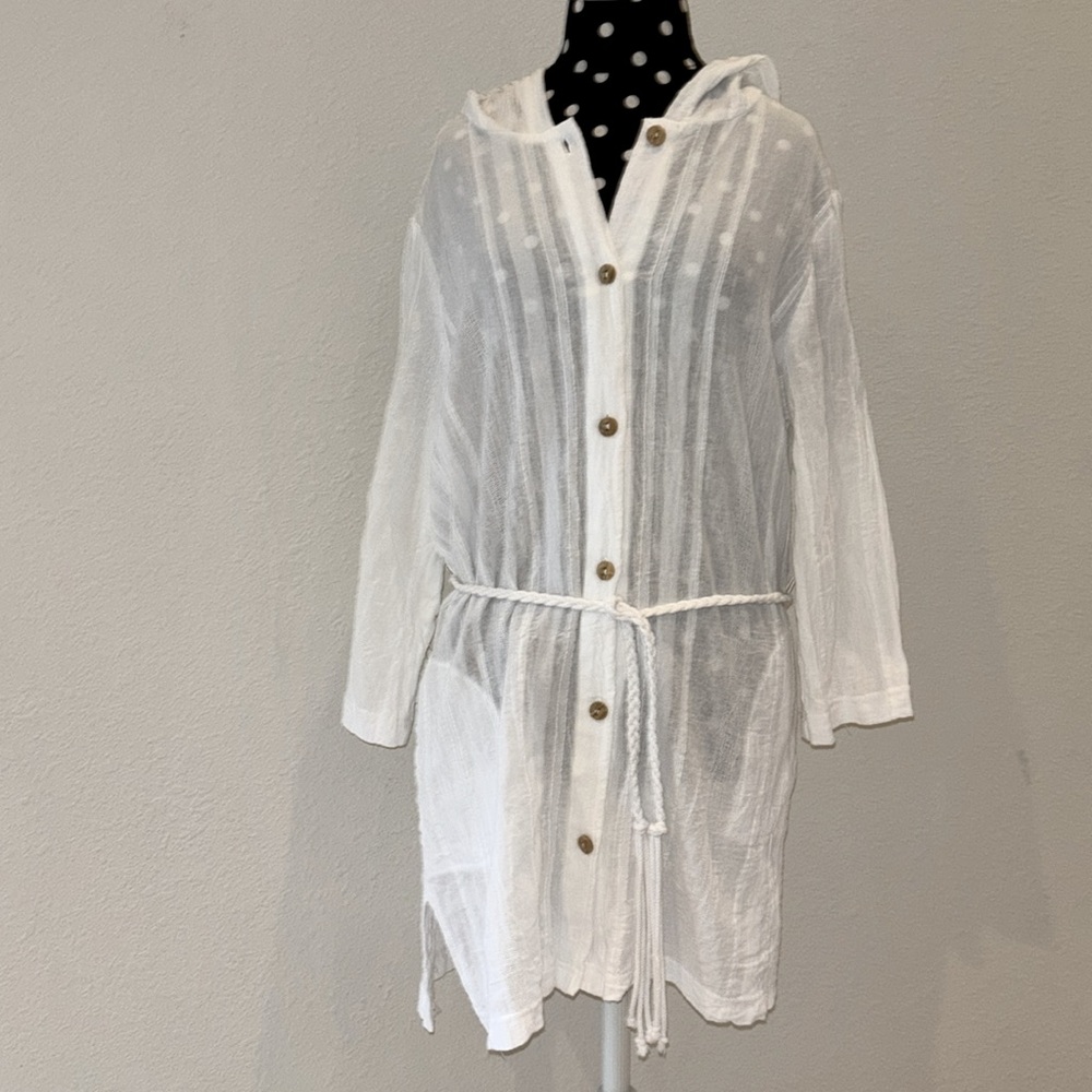 Dotti Hooded Cotton Swimsuit Coverup